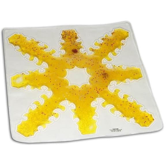 Light Box 8 Spoke Snow Flake Gel Pad - Yellow