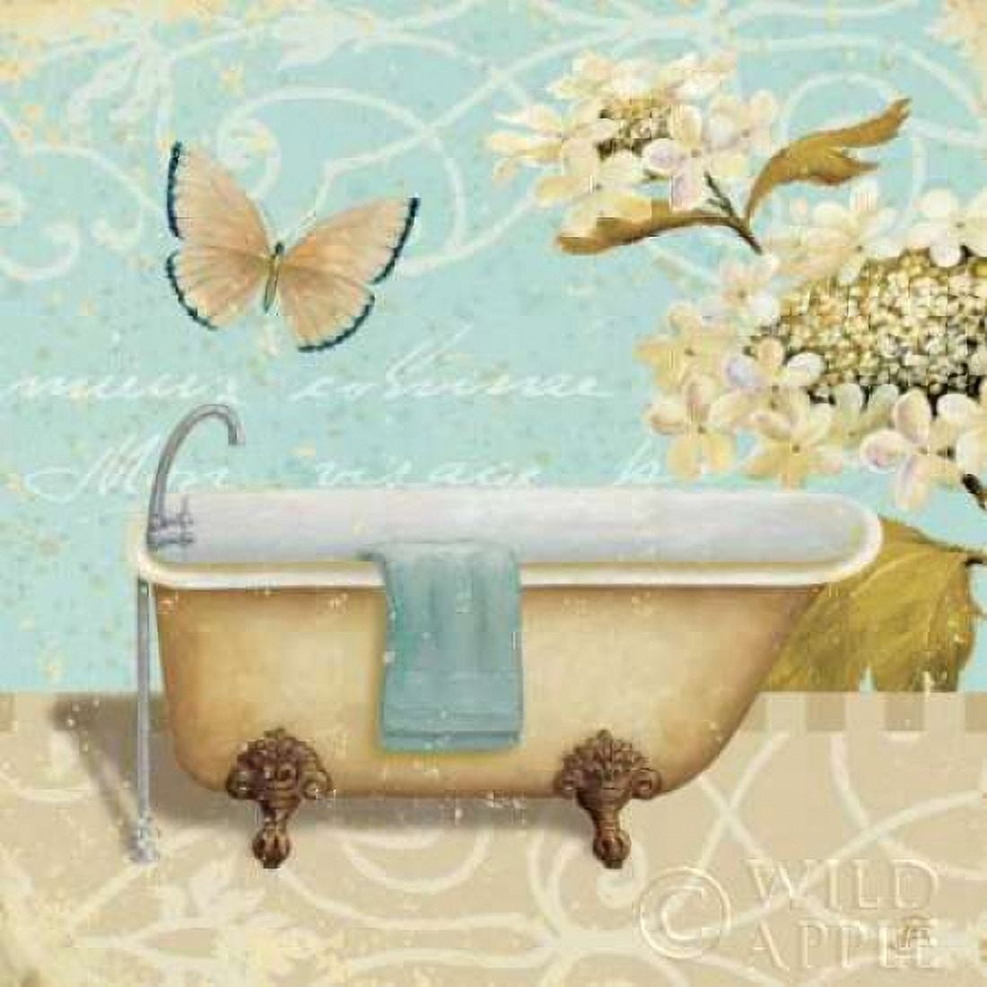 Light Breeze Bath II Canvas Art - Daphne Brissonnet (24 x 24)
