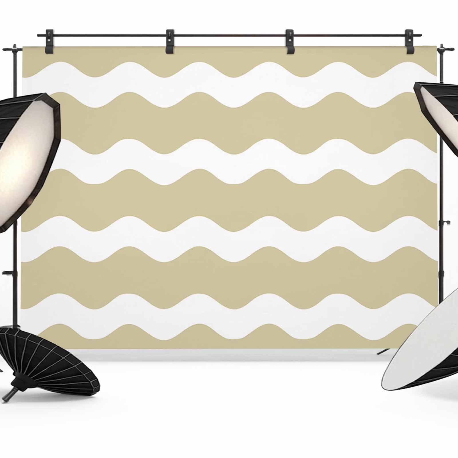 Light Brown Backdrop for Photography, Sea Wave Ripple Stripe Photo ...