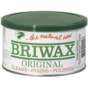 Briwax Light Brown Original Furniture Wax Polish Cleans, Stains & Polishes, Multi-purpose, 16 Oz.