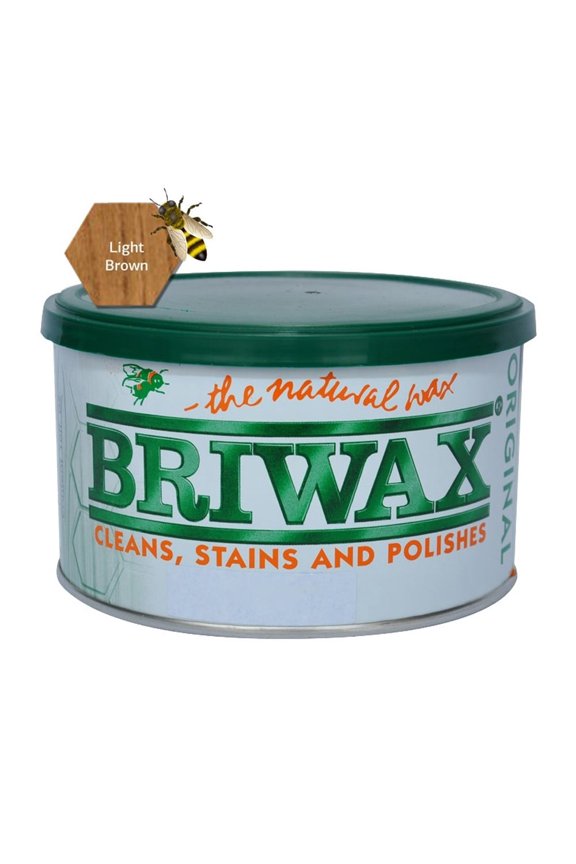 Furniture Wax Polish Original Light Brown 16 oz