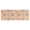thumbnail image 1 of Light Brown Footballs and Cups Pattern Kitchen Rug Mat,Kitchen Runner Rugs Non Skid Washable,Decorative Kitchen Floor Mats for Kitchen,Sink,Laundry,17"X47", 1 of 5