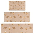 thumbnail image 1 of Light Brown Footballs and Cups Pattern Kitchen Rugs Sets Of 3,Kitchen Runner Rugs Non Skid Washable,Decorative Kitchen Floor Mats for Kitchen,Sink,Laundry,17"x30"+ 17"x47" + 17"x59", 1 of 6