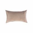 thumbnail image 1 of Light Brown Natural Cowhide Lumbar Pillow, 1 of 3