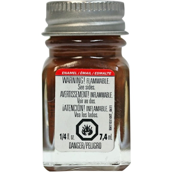 Light Brown Testors Enamel Plastic Model Paint, 1/4 oz bottle