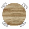 thumbnail image 1 of Light Brown Wood Grain Round Tablecloth for 36-44 Inch Tables,Fitted Table Cover with Elastic Edge,Western Farmhouse Barn Door Waterproof Outdoor Table Cloth Protector for Patio Garden Dinner Picnic, 1 of 9