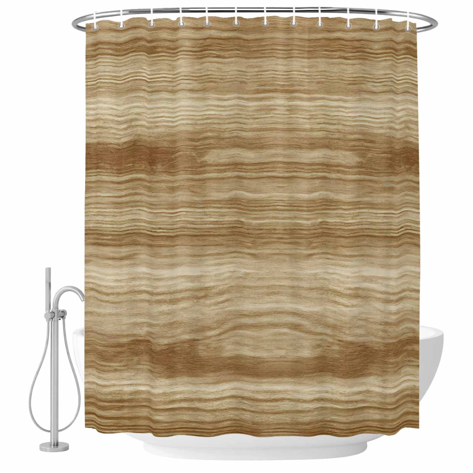 Light Brown Shower Curtainnull