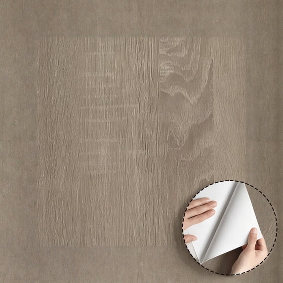 Light Brown Wood Grain Wallpaper Modern Rustic Minimalist Aesthetic Self Adhesive and Removable Waterproof Home Decor for Living Room Bedroom Kitchen Cabinet Drawer Dorm Room 17.7 * 118 in