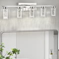 thumbnail image 1 of Light Brushed Gold Vanity Lights, Bathroom Light Fixtures Crystal Bubble Glass Dimmable 3 Color Temperatures Modern Bathroom Wall Sconce for Bathroom Hallway Kitchen Bedroom Living Room, 1 of 9