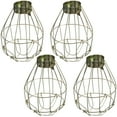 thumbnail image 1 of Light Bulb Cage Guard, Metal Wire Dome Cover with Anti-Scald Heat Protection, Fits Various Bulbs, Set of 4, Ideal for Home Use, and Decorative Elegance, 1 of 4