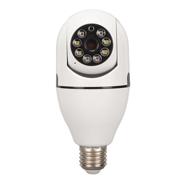 Light Bulb Camera, 1080P Light Socket Security Camera Ultra HD For Garden