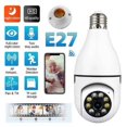 Light Bulb Camera,360Light Bulb Security Camera,2.4GHz Smart Wireless WiFi 1080P HD Security