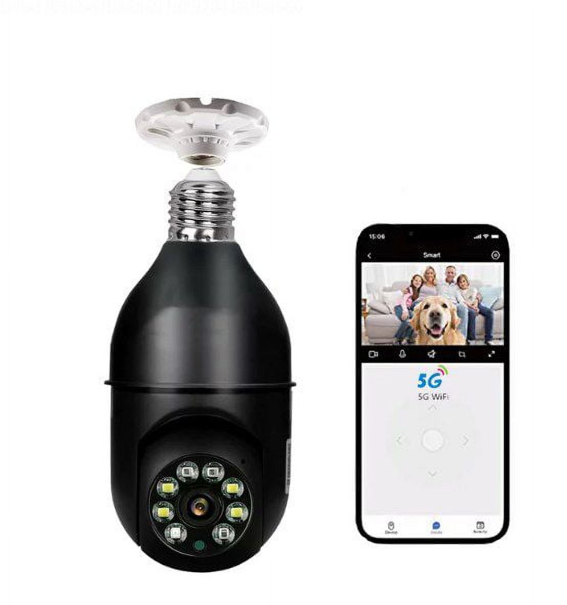 Light Bulb Camera , Security Wifi Surveillance Camera Home Camera