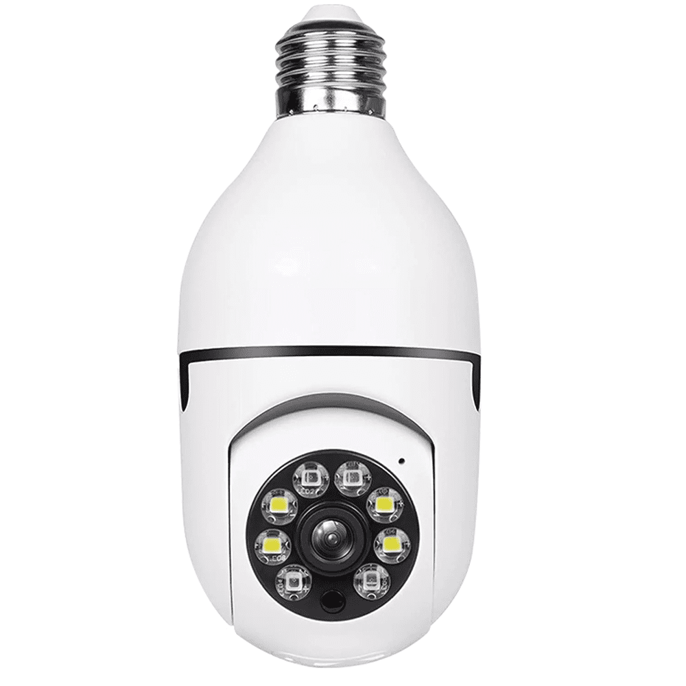 Light Bulb Camera WiFi Outdoor Indoor 1080p 360 Degree Panoramic Smart
