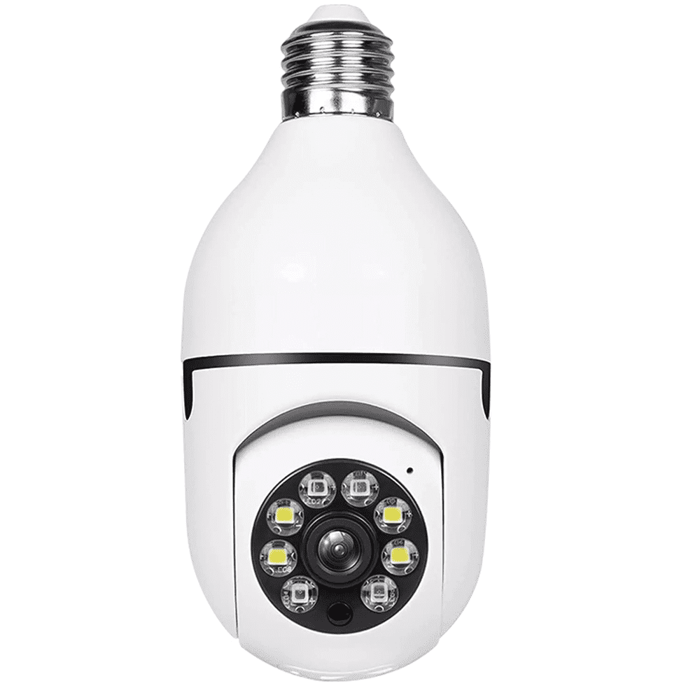 Light Bulb Camera WiFi Outdoor Indoor 1080p 360 Degree Panoramic Smart