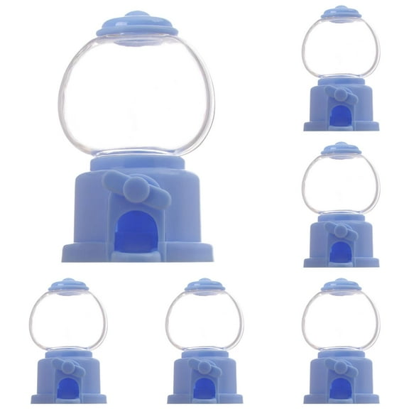 Light Bulb Candy Box Rotary Knob Candy Machine Blue 6/ Candy Dispenser Machine For Wedding Bridal Shower Birthday Candy Jars Decorations