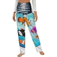 thumbnail image 1 of Light Bulb Fish Art Winter Female Pants Flannel High Waist Women Pants Lady Warm Straight Leg Plush Trousers, 1 of 7