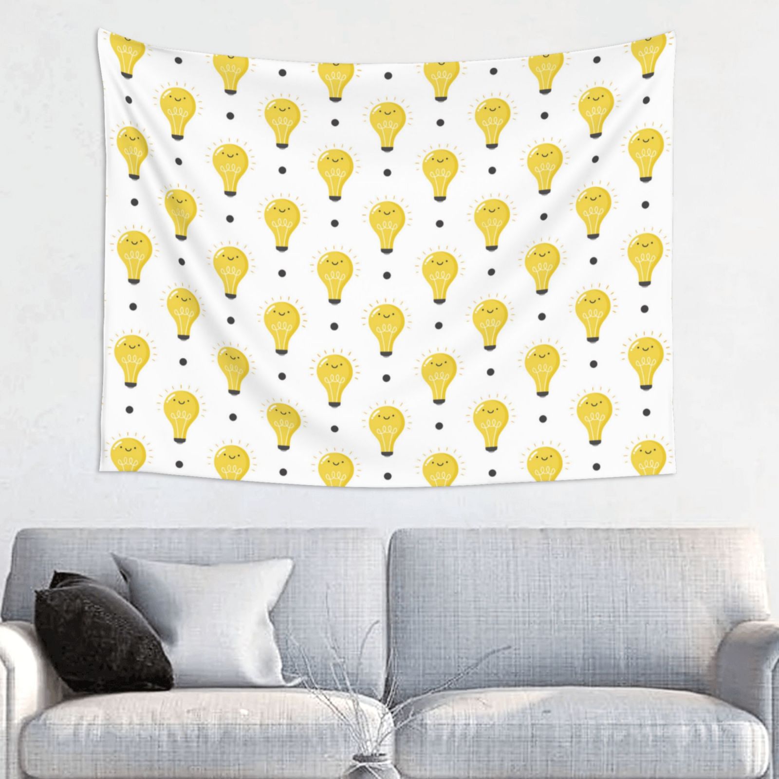 Light yellow tapestry sale