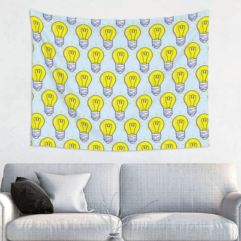 Light yellow tapestry shop