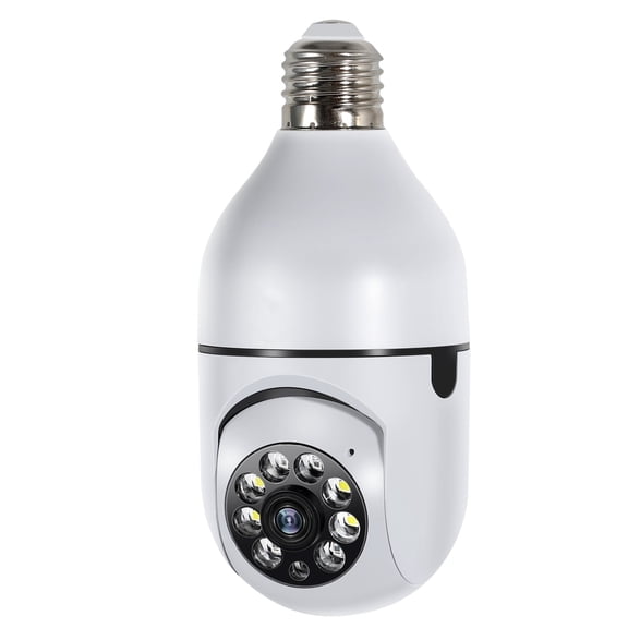 Light Bulb Security Camera -2.4GHz WiFi 1080P Security Cameras Wireless Outdoor Motion Detection and Alarm,Two-Way Talk,Color Night Vision,Human Detection