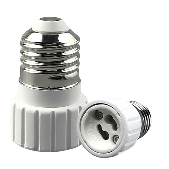 Light Bulb Socket Converter, E27 to GU10, Bayonet to Screw, for LED & Incandescent, Heat-Resistant PC, Ceiling Fans & Chandeliers