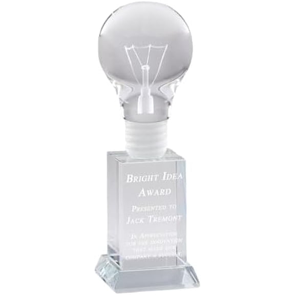 Light Bulb Trophy with Free Engraving (Customize Now!)$$Gift Supply & Awards
