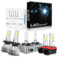 thumbnail image 1 of Light Bulb for Land Rover Range Rover 2006-2008 LED HID Headlight H7 D1S High Low Beam H11 Fog Lamp Set, 1 of 13