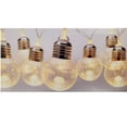thumbnail image 1 of Light Bulbs Party Light String Set of 10 Warm White LED Lights Battery Operated, 1 of 1