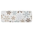 thumbnail image 1 of Light Christmas Snowflake Pattern Kitchen Rug Mat,Kitchen Runner Rugs Non Skid Washable,Decorative Kitchen Floor Mats for Kitchen,Sink,Laundry,17"x47.2", 1 of 7