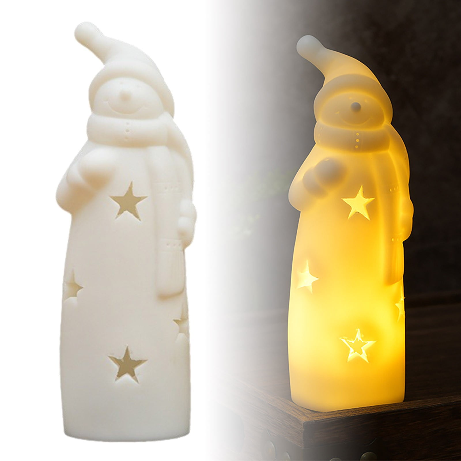 Light Christmas Tabletop Figurine Christmas Kids Night Light And Sound