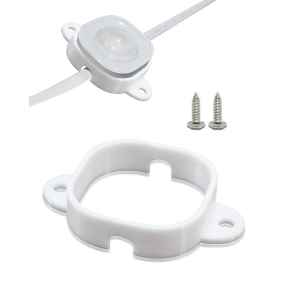 Light Clips for Govee Outdoor Lights H706, Mounting Brackets for Govee Pro Outdoor Lights, for Govee Pro Permanent Outdoor Lights Extension(White) (60)