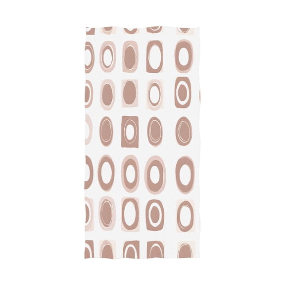 Light Colored Squares Pattern 64''x32'' Bath Towels Lightweight Quick-Dry Breathable Soft for Gym Travel Swim