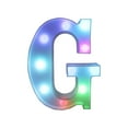 thumbnail image 1 of Light Up Colorful LED Marquee Letter lights, 18 Colors Changing Alphabet Letters Sign with Remote Timer for Night Light Girls Bedroom Wedding Birthday Party Lamp Christmas Home Bar Decor, 1 of 7