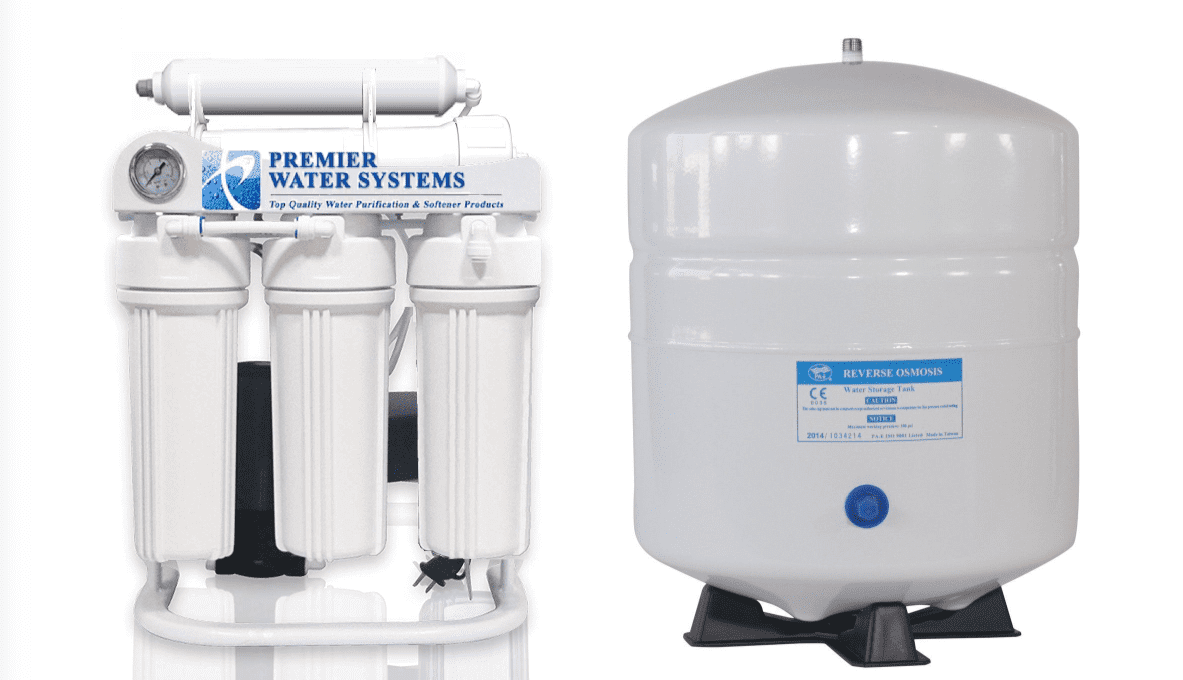 Light Commercial Grade - 150 GPD Reverse Osmosis Alkaline Water Filtration System | Booster Pump