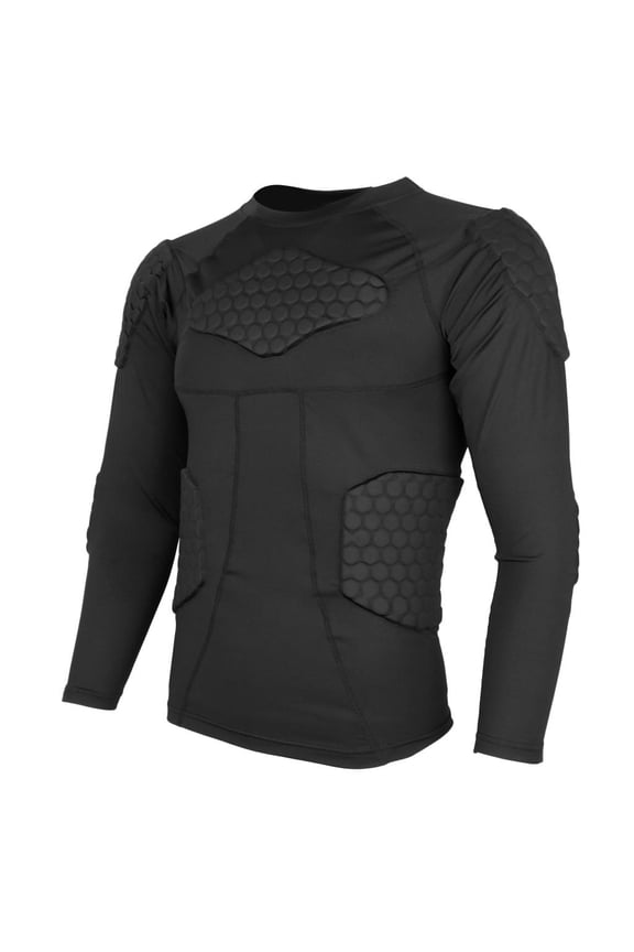 Light Compression Shirt Upper Body Long Sleeve Protective Clothes Under Jacket M/L/XL/XXL/ - M