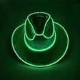 thumbnail image 1 of Light Up Cowboy Hat Adult Party Wear, One Size Cowboy Hat with LED Lights Cowboy Cowgirl Hat Flashing LED Lights for Wedding Western Bachelorette Party, 1 of 5