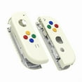 thumbnail image 1 of Light Cream Housing w/ABXY Direction Buttons Replacement Shell Case for Nintendo Switch/OLED Joycon, 1 of 9