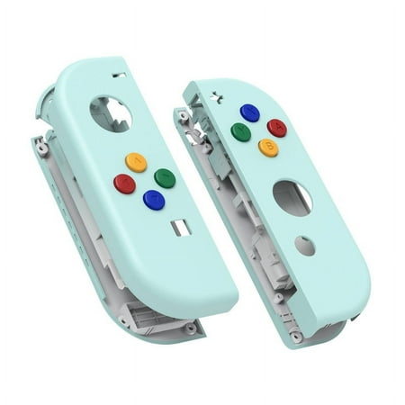 Light Cyan Housing w/ABXY Direction Buttons Replacement Shell Case for Nintendo Switch/OLED Joycon