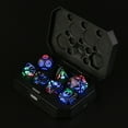 thumbnail image 1 of Light up DND Dice, Dice Set D&D Dungeons and Dragons Dice, LED Dice Set D&D Rechargeable, Light Up D&D Dice Set with Charging Box LED RGB Polyhedral Role Playing Dice Set 7 PCS Flashing Glowing Dice, 1 of 7
