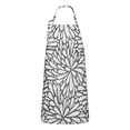 thumbnail image 1 of Light Dark Floral Burst Pattern Apron-Garden Aprons for Women with Pockets-Cotton Linen Waterproof Kitchen Cooking Gardening Aprons Adjustable for Kitchen,Cooking,BBQ and Salon 33x27 Inch, 1 of 7