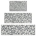 thumbnail image 1 of Light Dark Floral Burst Pattern Kitchen Rugs Sets Of 3,Kitchen Runner Rugs Non Skid Washable,Decorative Kitchen Floor Mats for Kitchen,Sink,Laundry,17"x30"+ 17"x47" + 17"x59", 1 of 6
