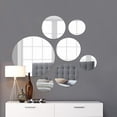 Light In The Dark Round Wall Mirror Mounted Assorted Sizes - Silver ...