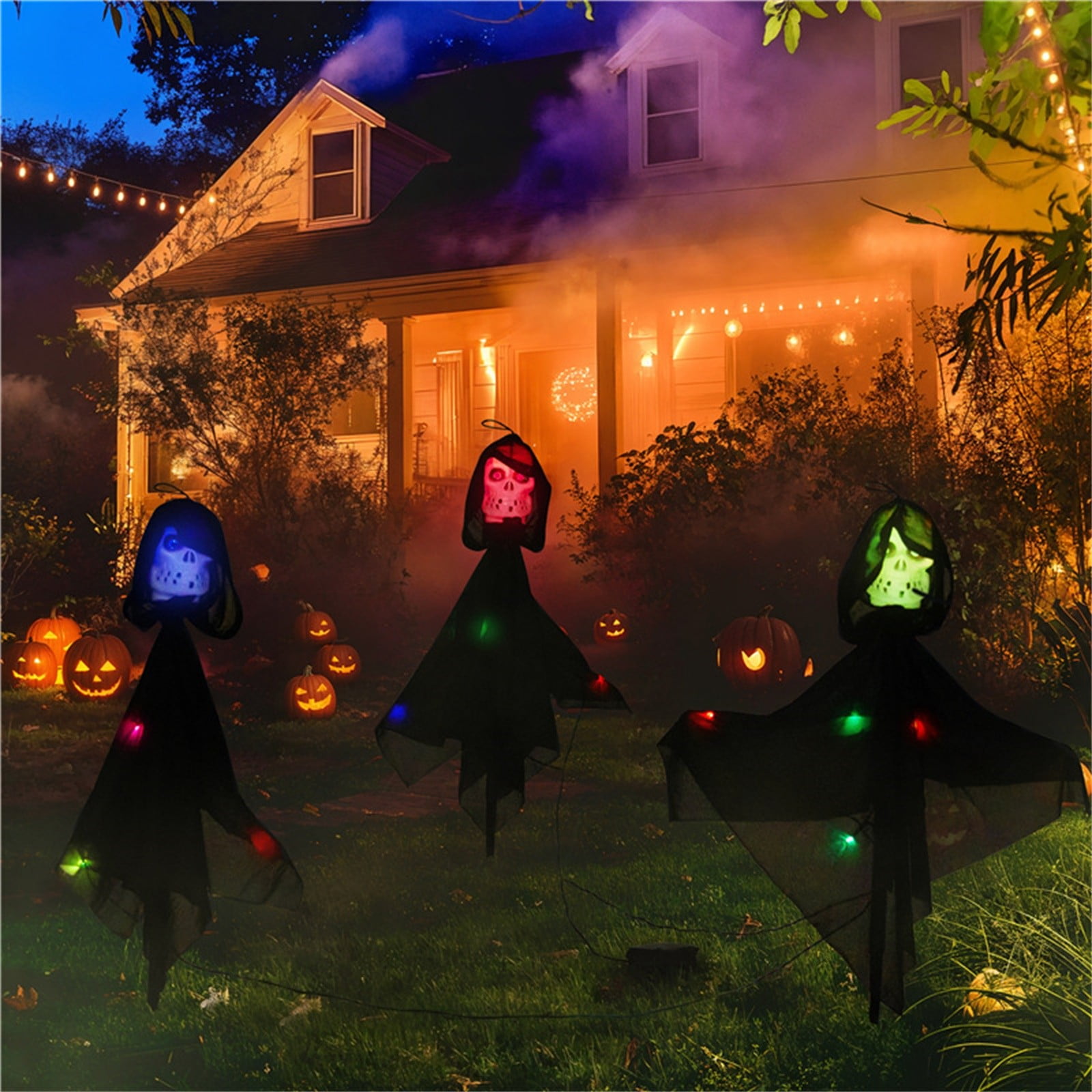 Light Decoration Festival Atmosphere 3 Pack Ground Plug Lights Suitable