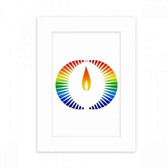 Light Differentiation Identity Rainbow Equality Desktop Photo Frame Picture Display Decoration Art Painting