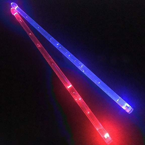 Light Up Drumsticks, Color Changing, Glow in The Dark, 1Pair 5A Drum Stick, LED Light Up Drum Sticks, Bright LED Light Up Drumsticks, Set your Gig on Fire