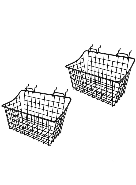 Pegboard Baskets in Wall Organization