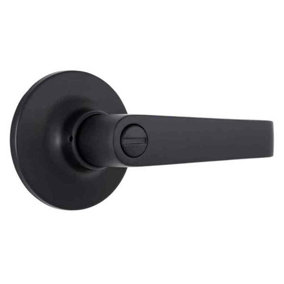 Light Duty Commercial Privacy (bed/bath) Lever, ADA, UL 3-Hr Fire, ANSI Grade 2, Matte Black Finish