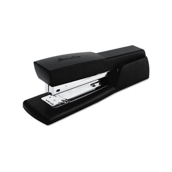 Light-Duty Full Strip Desk Stapler 20-Sheet Capacity, Black