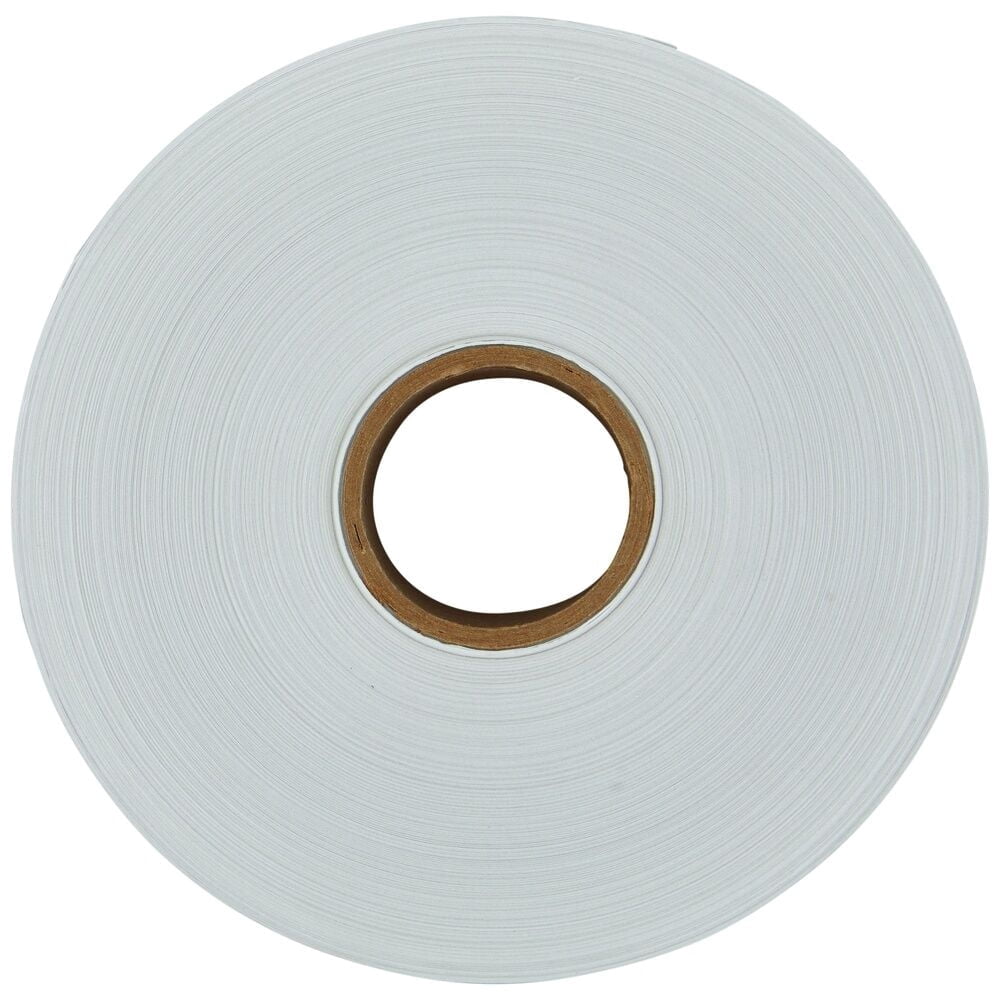 Light-Duty Grade Paper Tape, White, 1.5" X 375', 12 rolls