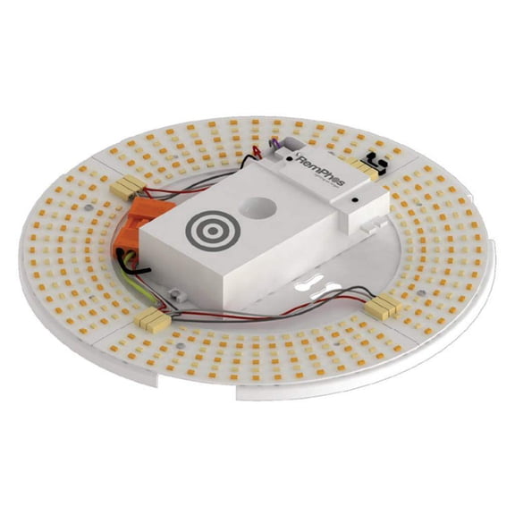 Remphos LED Circular Drum,9",10W,4000K RPT-P-LEDCR-G2-9IN-14L-840-FWFC